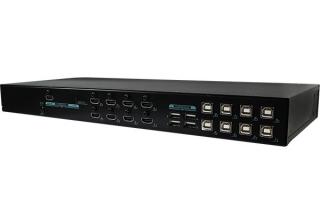 KNVM-08A2 8-Port 4K HDMI Switch USB KM synchronization and Mouse-switching functionality 