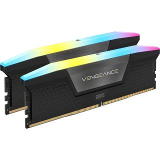 Vengeance RGB 2 x 16GB 5200MHz DDR5 Desktop Memory Kit - Black (CMH32GX5M2B5200C40) 