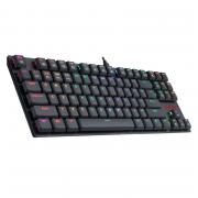K607P APS TKL Super Slim USB-c Mechanical Gaming Keyboard - Black