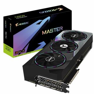 nVidia GeForce RTX 4080 Aorus Master 16GB Graphics Card (GV-N4080AORUS M-16GD) 
