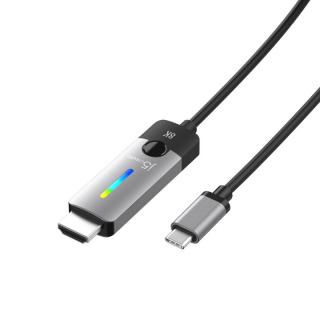 JCC157 Male USB Type-C to Male 2.1 8K HDMI Display Adapter 