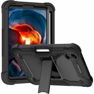 Rugged Armour case & Stand for Apple iPad Mini 6 - Black 