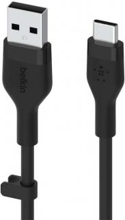 BoostCharge Flex 3m USB-A to USB-C Cable - Black 