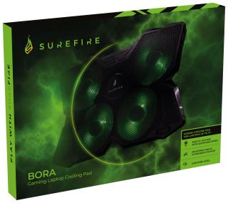 Bora Gaming Laptop RGB Cooing Pad - Green LED 