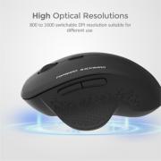 MW280 6B 1600dpi 2.4Ghz Wireless Mouse - Black