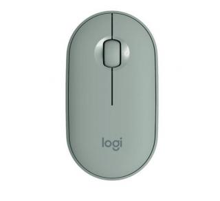Pebble M350 Slim Silent 2.4Ghz Wireless And Bluetooth Mouse -Eucalyptus 