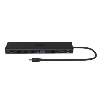 Port Connect 11-in-1 USB-C PD 100W Docking Station - Black 