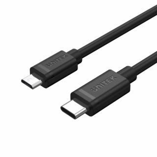 USB 2.0 Type-C to Micro USB Charging Cable with Data - 1m 