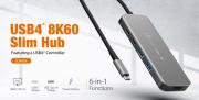 USB4 8K60 Slim USB Hub