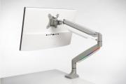 SmartFit One -Touch Height Adjustable Single Monitor Arm - White