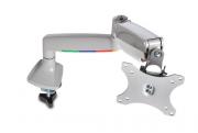 SmartFit One -Touch Height Adjustable Single Monitor Arm - White
