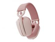 Logitech Zone Vibe 100 Wireless Bluetooth Stereo Headset - Rose Pink