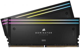 Dominator Titanium RGB 2 x 24GB 7200MHz DDR5 Desktop Memory Kit - Black 