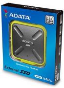 SD700 512GB Portable External SSD - Black & Yellow
