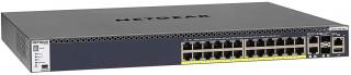 GSM4328PA-100NES M4300-28G-PoE+ 24-Port PoE+ Layer 3 Stackable Managed Switch with 2 x SFP+ Ports 