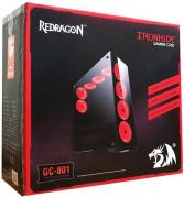 IRONHIDE Tempered Glass Gaming Chassis - Black