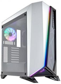 Carbide Series SPEC-OMEGA Mid-Tower Tempered Glass Gaming Chassis - White 