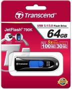 JetFlash 790 Series 64GB USB 3.1 Flash Drive (TS64GJF790K)