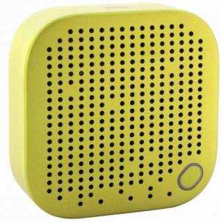 RB-M27 Bluetooth Metal Coated Portable Speaker - Lemon Gold 