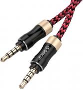 Male 3.5mm Stereo Jack To Male 3.5mm Stereo Jack Cable - 1m