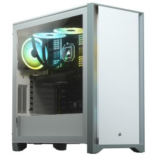 4000D Tempered Glass Mid Tower Chassis - White 