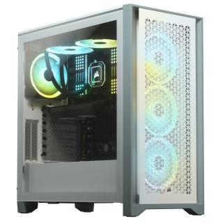 Carbide Series 4000D Airflow Tempered Glass Mid Tower Chassis - White 