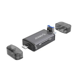 3CR61 USB3.0 6-in-1 Card Reader - Grey 