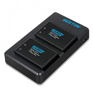 USB Dual Charger and 2 Battery Kit for Canon LP-E17 