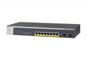 Standalone Smart Switch Series GS510TPP 8-Port Gigabit Ethernet High-Power PoE+ Smart Switch with 2 x SFP Ports (190W)
