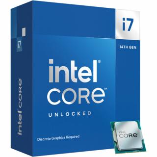 Boxed Core i7 14th Gen i7-14700KF 3.4GHz No Fan No GraphicsProcessor (BX8071514700KF) 