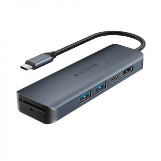 HyperDrive Next HD4002GL 6-Port USB-C 100W PD Multi-Port Hub 
